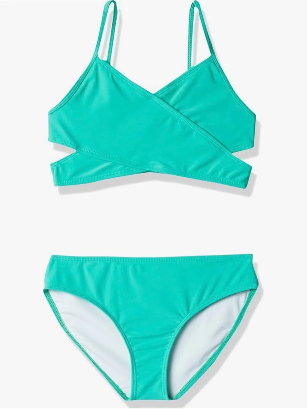 Kanu Surf Girls' Coral Reef Beach Sport Wrap Around Bikini 2-piece Swimsuit